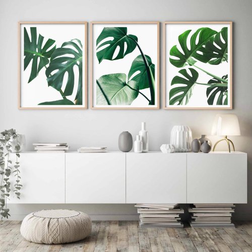 Weekend Road Trip monstera leaf print #3 畫 佈置 擺飾 臥室 浴室 餐廳 咖啡廳