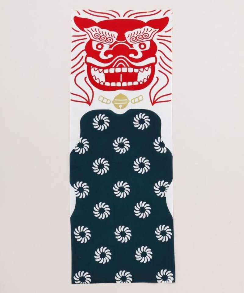 【熱門預購】獅子舞日式手巾 (1色) 7JRP5332 - 手帕 - 棉．麻 