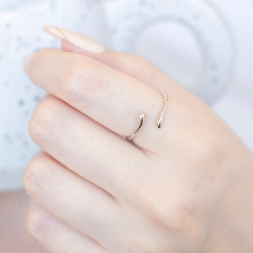 喜羊羊happy sheep jewelry 純銀貪食蛇戒指 可調式戒指
