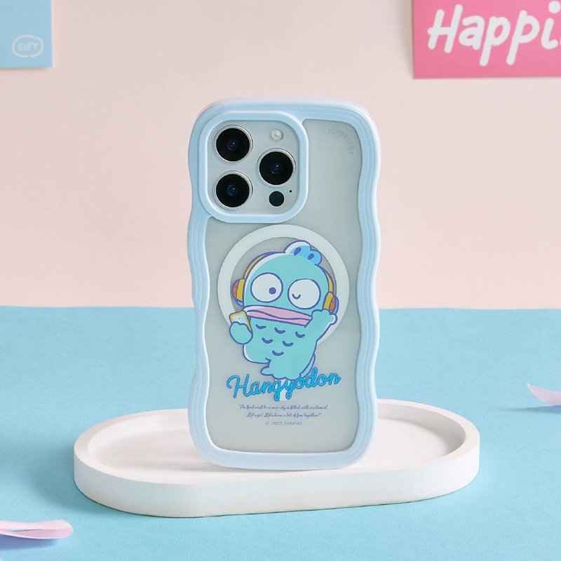 三麗鷗男團人魚漢頓聽音樂雲朵波波MagSafe iPhone手機殼 - 手機殼/手機套 - 塑膠 多色