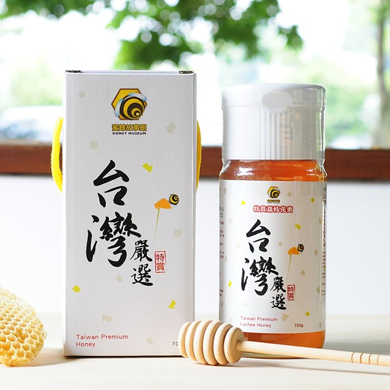 蜜蜂故事館 台灣嚴選特賞荔枝花蜜700g - 蜂蜜/黑糖 - 新鮮食材 橘色