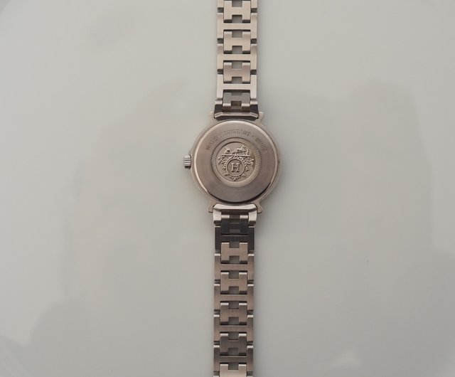 HERMES エルメス キャリック ウォッチ 腕時計 シルバー ゴールド