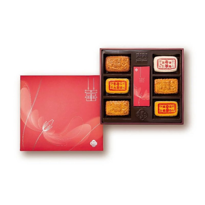 奇華餅家-金鳳喜禮盒-A款 - 手工餅乾 - 其他材質 紅色