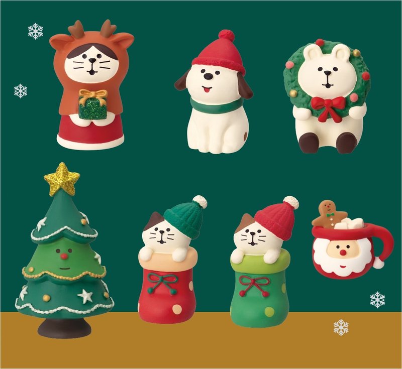 [Pre-order in November] 2024 Christmas limited edition | Star Wishes DECOLE concombre - Stuffed Dolls & Figurines - Resin Multicolor