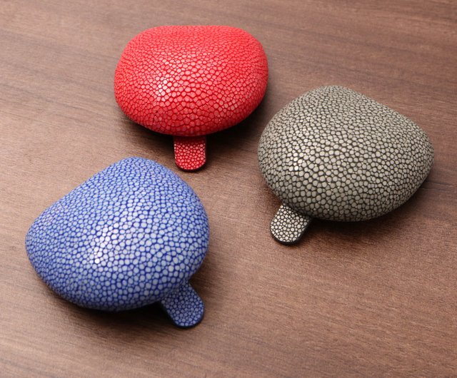 真珠魚皮コインボックス 真珠魚皮コインボックス - ショップ DK.leathercraft コイン