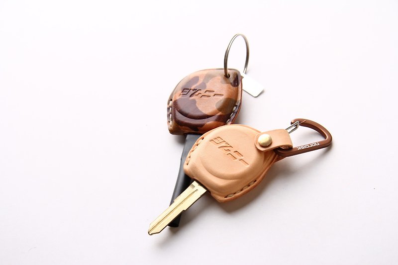 茶皮  鈴木 SUZUKI Jimny JB74 JB64  鑰匙皮套 【 客製化】 - 鑰匙圈/鑰匙包 - 真皮 