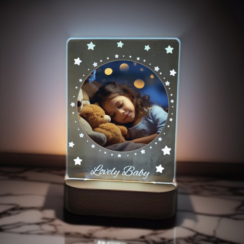 Customized night light IG night light photo night light custom gift star night light - Lighting - Acrylic 