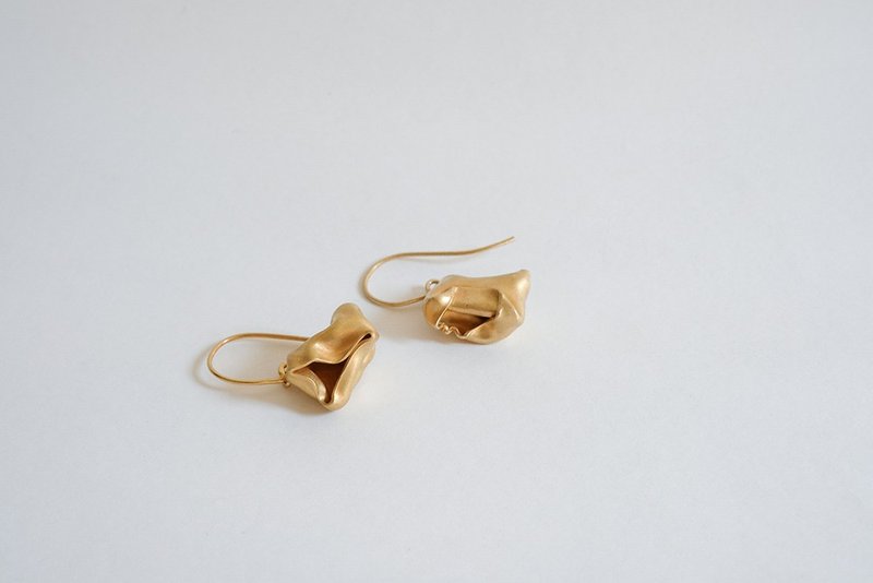 Pillow Earrings - Earrings & Clip-ons - Silver Gold