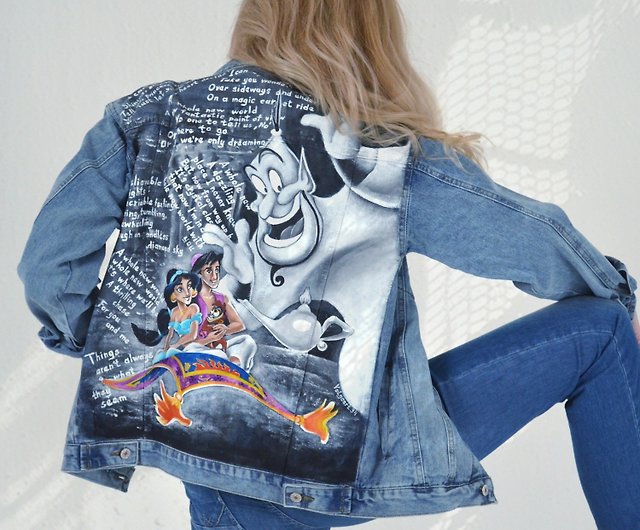 Custom Hand-Painted Denim Jacket