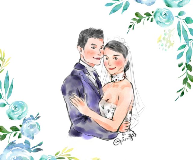 イラスト風ウェディングカード結婚式招待状デザインありがとうカードブック予約ステッカーテーブルカード結婚式記念グリーティングカードポストカード結婚式小さなもの ショップ 動物の游园地 招待状 Pinkoi