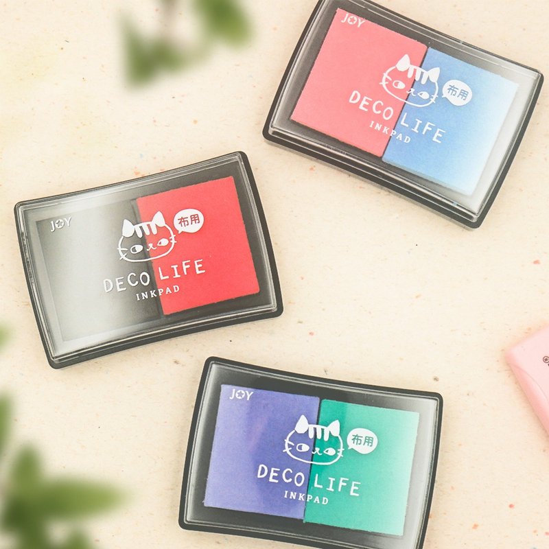 Two-Tone Oil-Based Ink Pad (Fabric Compatible). JH-37. Stamps - Stamps & Stamp Pads - Other Materials 