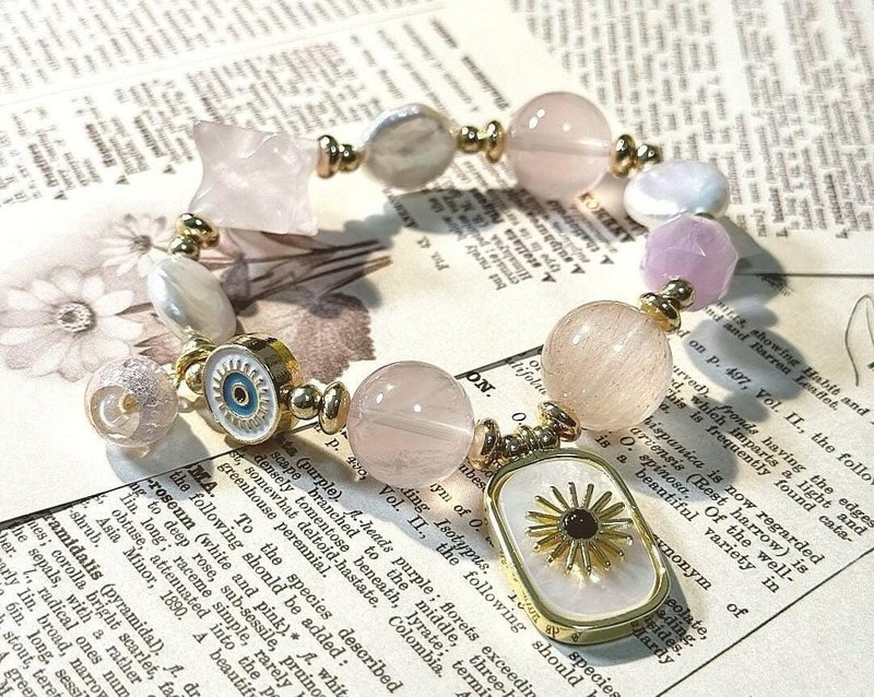 Greek Ethnic Style Freshwater Pearl Series@Aromatherapy Crystal Bracelet - สร้อยข้อมือ - คริสตัล สีเขียว