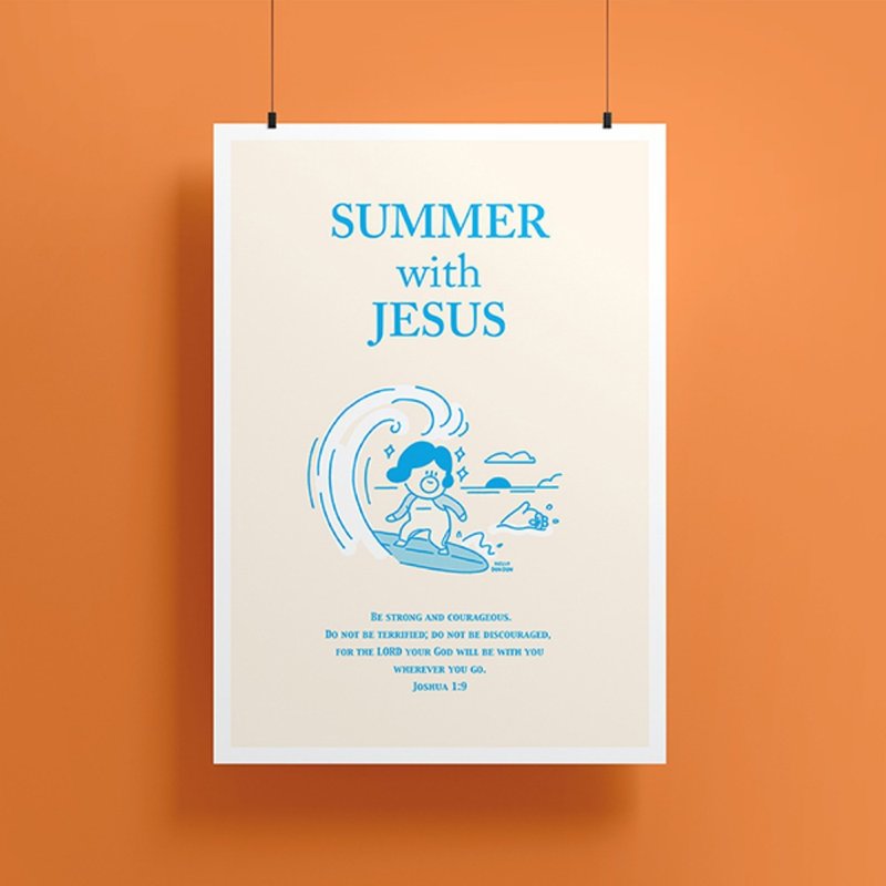 Gracebell Series Paper Poster Pictorial 05.Summer - โปสเตอร์ - กระดาษ ขาว