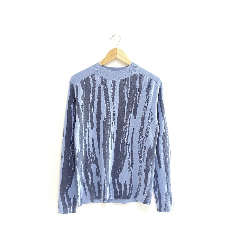 │Slowly│Flow-vintage sweater│vintage.Retro.Art - Women's Sweaters - Wool Multicolor