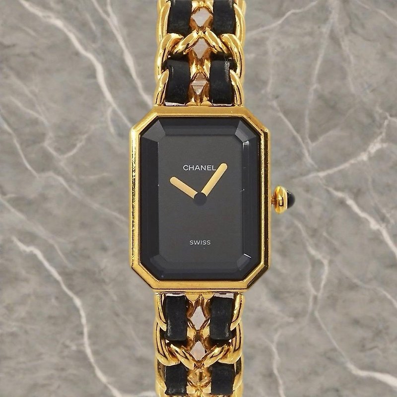 【LA LUNE】Vintage Hermes Croisiere Vintage Metal H Strap Quartz Wristwatch Watch - Women's Watches - Other Metals Gold