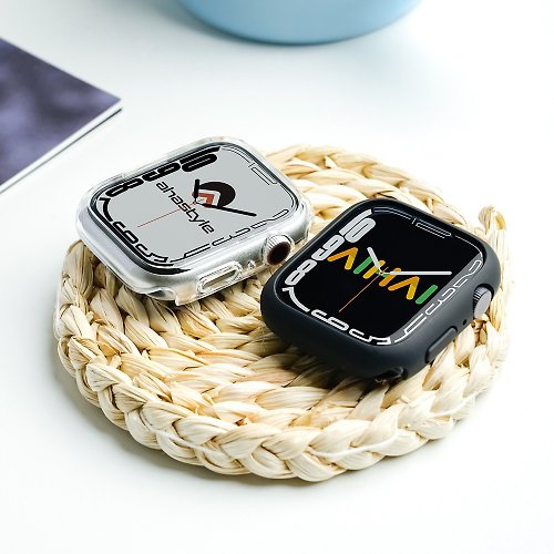 AHAStyle 官方品牌店 Apple Watch S7專用 簡約防刮錶殼 - 兩組入