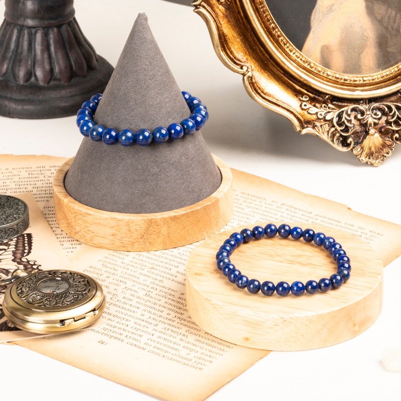 [Flawless] Moonlight is like drunkenness - Lapis Lazuli Bracelet - Bracelets - Crystal Multicolor