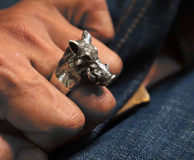 Wild hot sale boar ring