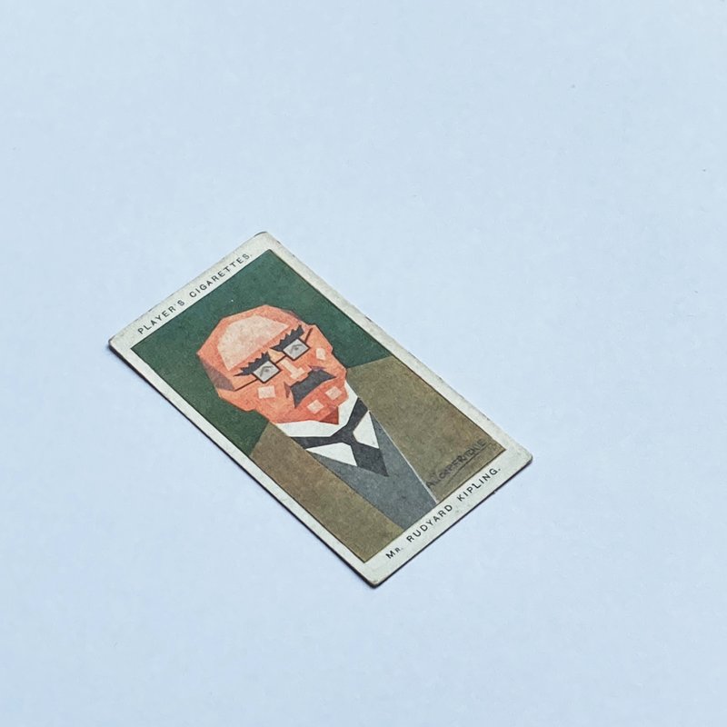 MR.RUDYARD KIPLING_UK John Player & Sons cigarette card - การ์ด/โปสการ์ด - กระดาษ 