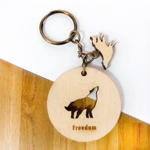 Koala/Capybara/Hippo/Red Panda】Wooden Key Chain  Wooderful life - Shop  Wooderful life Keychains - Pinkoi