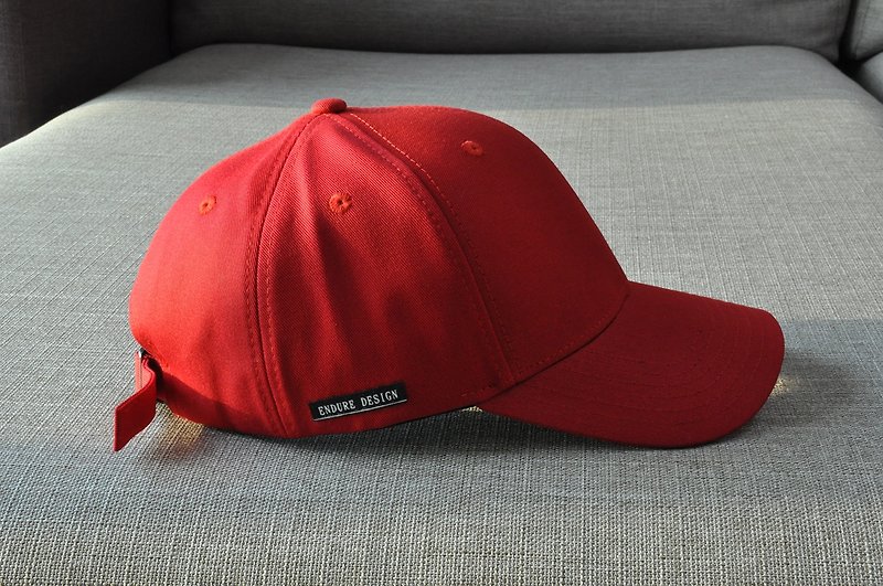 ENDURE / wine red / brand design - 帽子 - 棉．麻 紅色