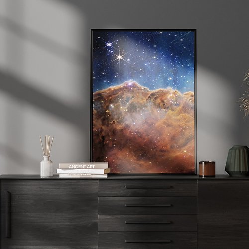 菠蘿選畫所 WEBB • 米斯特拉爾星雲III- 星雲外太空裝飾畫/韋伯天文望遠鏡