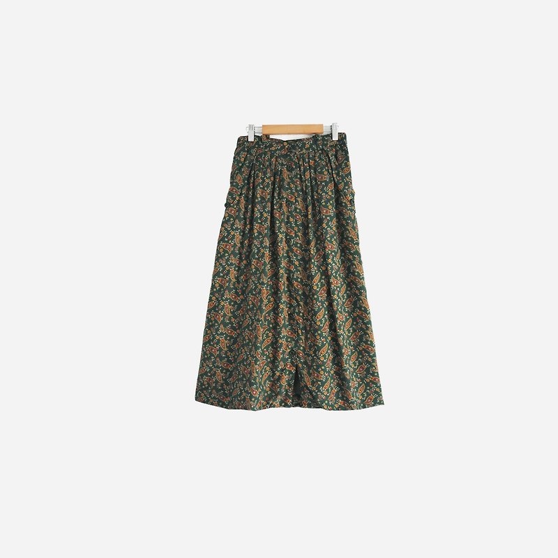 Dislocation vintage / Amoeba A. dress vintage - Skirts - Other Materials Green