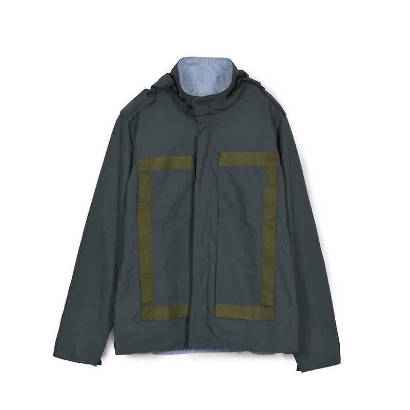 oqLiq - Thread - M65 two ways Jacket - Men's Coats & Jackets - Cotton & Hemp Green