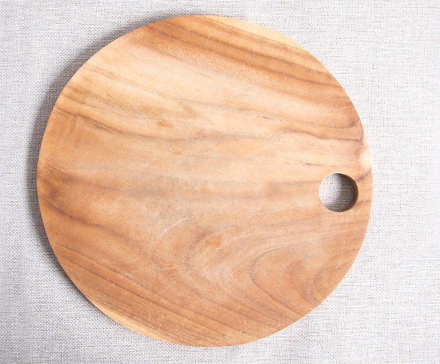 Teak Oval Board with Handle