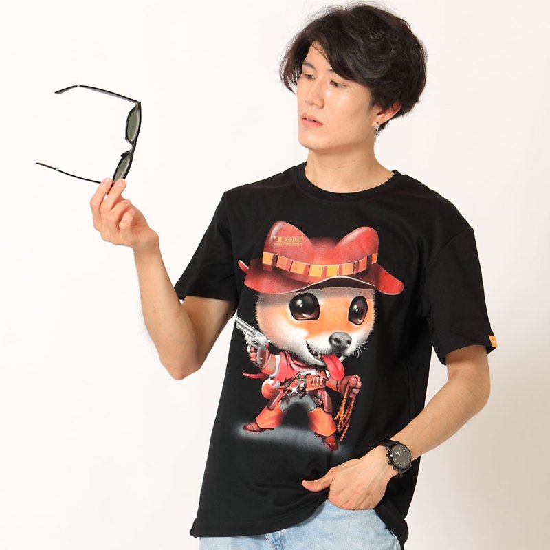 Cowboy Shiba Inu / Cowboy Shiba Inu - Men's T-Shirts & Tops - Cotton & Hemp 