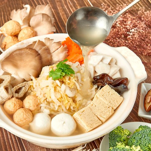 祥和蔬食料理 【祥和蔬食】祥和酸白菜鍋 (1425g)-奶蛋素