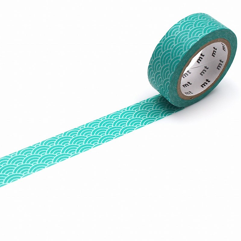 mtデコ和紙テープ/青海段ボール・翡翠（MT01D477）/ 2020AW - マスキングテープ - 紙 グリーン