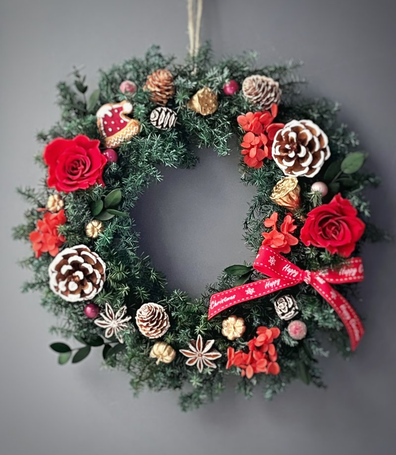 Limited-Edition Christmas Handmade Workshop - Christmas Wreath - Plants & Floral Arrangement - Other Materials 