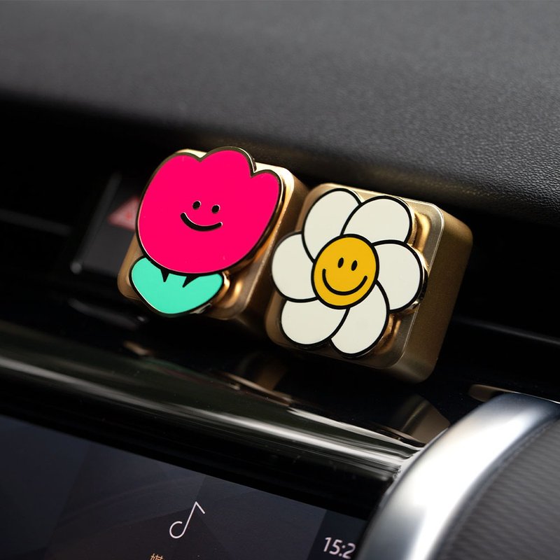 UPICK original life car aromatherapy gift box car air conditioner outlet decoration high-end gift lasting fragrance - น้ำหอม - โลหะ หลากหลายสี