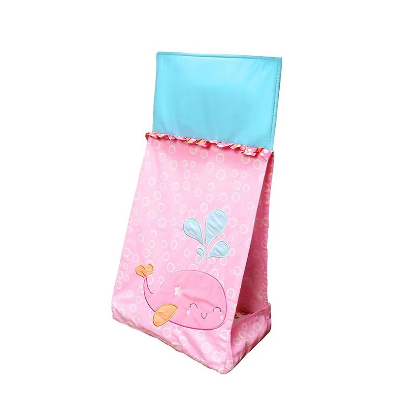 KIDDA crib diaper hanging bag newborn diaper storage bag crib decoration - Bedding - Cotton & Hemp Pink