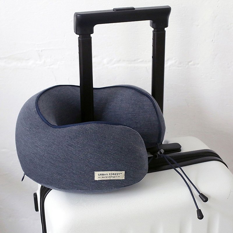 Hanamaki | Rollable travel neck pillow/nap pillow (basic color) - หมอน - ผ้าฝ้าย/ผ้าลินิน 