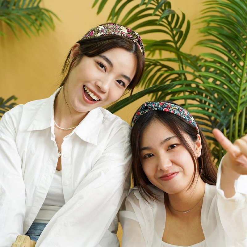 手工髮帶 / 經典圖騰 / 京都限定 / 兔子松鼠 / 女裝 - 髮夾/髮圈 - 棉．麻 多色