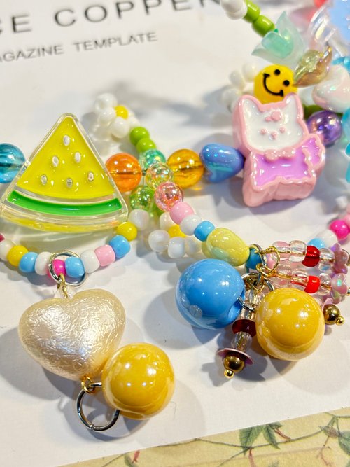 ハンドメイドのストリートファッションビーズネックレス6