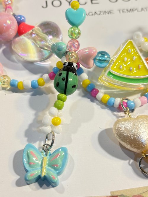 リョウコ　ハンドメイド ビーズネックレス かぎ編み物ネックレス2 - ハンドメイド商品｜福岡のレンタル