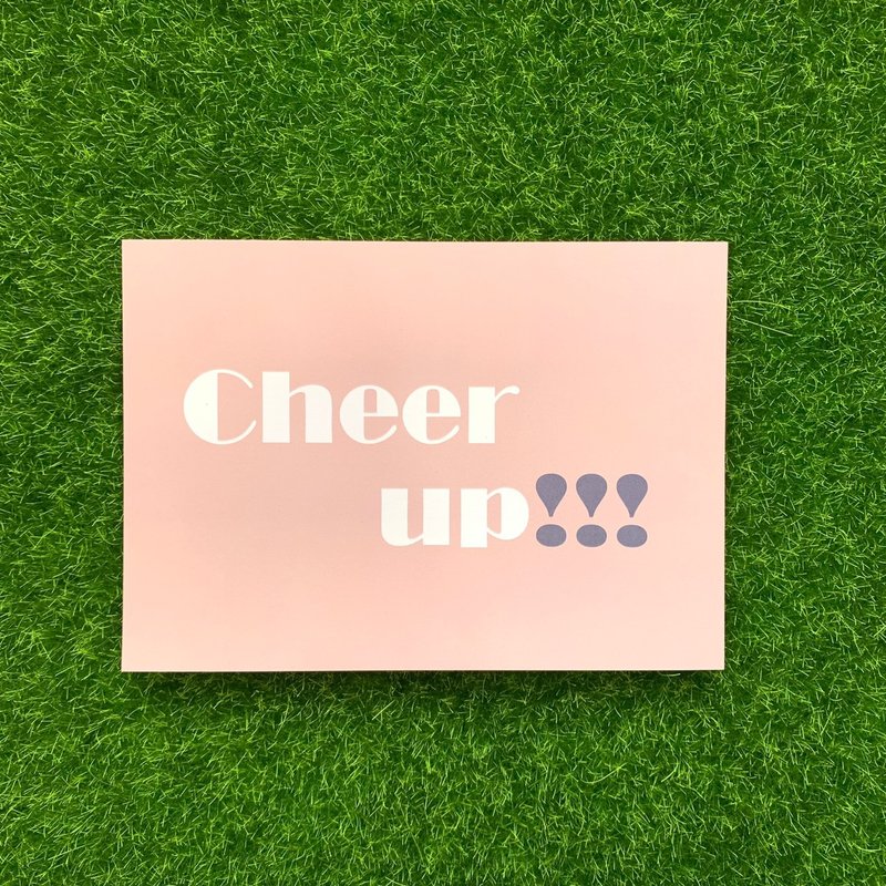 Postcard _ cheer for you - การ์ด/โปสการ์ด - กระดาษ สึชมพู