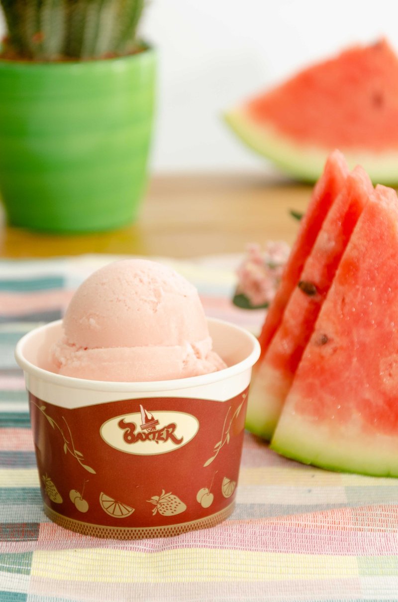 Watermelon-gelato - ไอศครีม - อาหารสด สีแดง