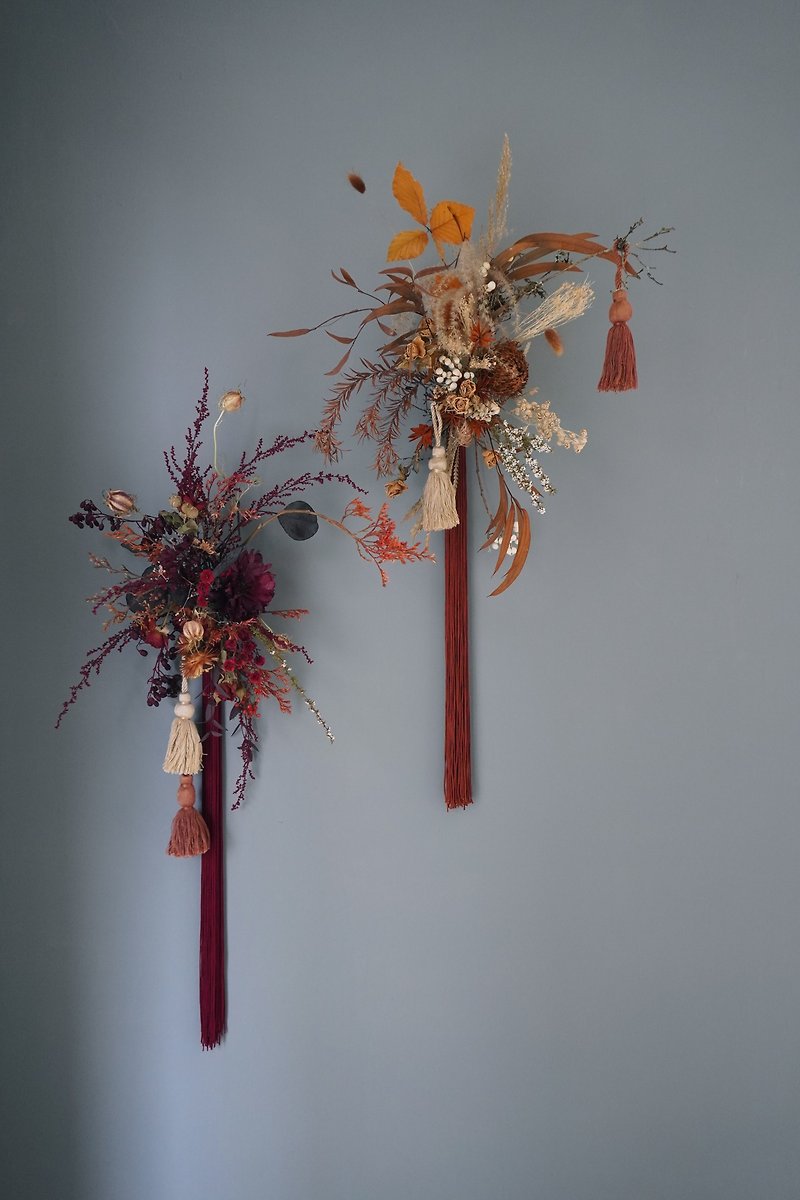 Chinese New Year Tassel Ornament - ช่อดอกไม้แห้ง - พืช/ดอกไม้ สีนำ้ตาล
