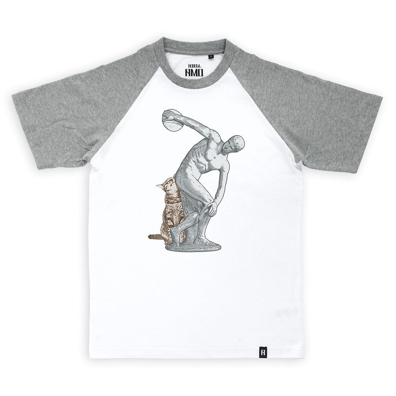 AMO®Original canned cotton T-shirt/AKE/The Cat Love Art - Women's T-Shirts - Cotton & Hemp 