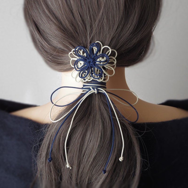 Hair tie, the color is bright - Hair Accessories - Polyester Blue