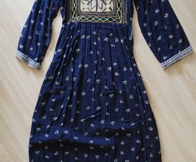 ヴィンテージ アフガン 70s ドレス アフガニスタン 70年代 手刺繍