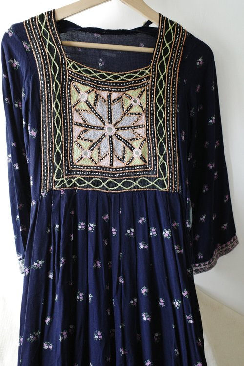 ヴィンテージ アフガン 70s ドレス アフガニスタン 70年代 手刺繍