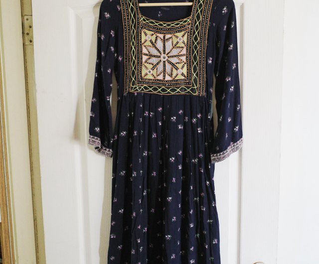 ヴィンテージ アフガン 70s ドレス アフガニスタン 70年代 手刺繍