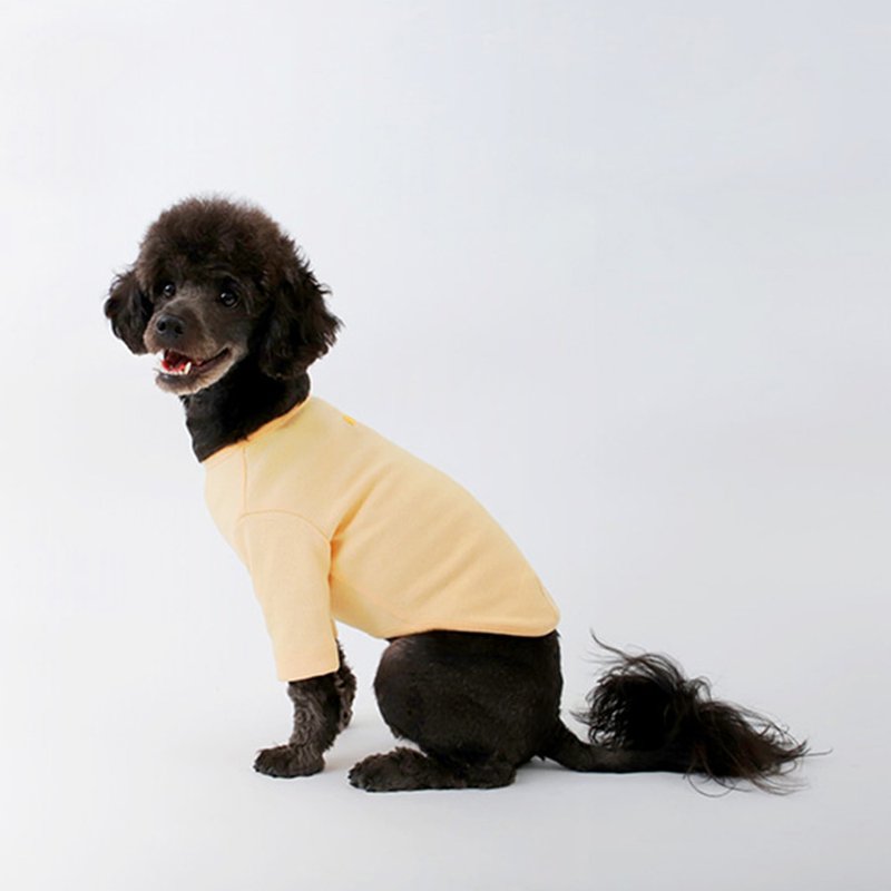 Gelato Pet T-shirt-Plain (Long Sleeve) - Clothing & Accessories - Cotton & Hemp Multicolor