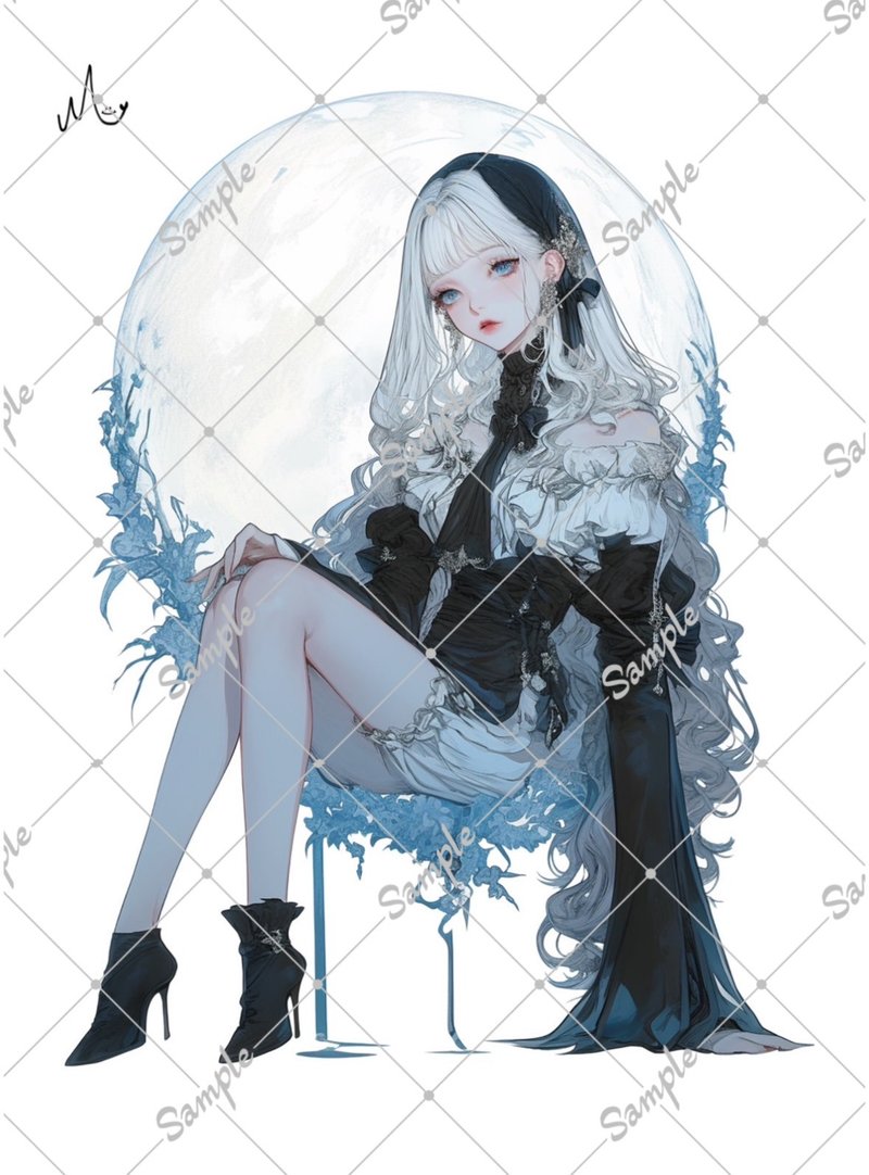 オリジナル人物ステッカー - 貼紙 - 紙 