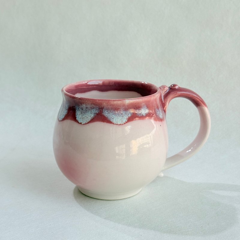 Ceramic mug cup - แก้ว - เครื่องลายคราม สีม่วง